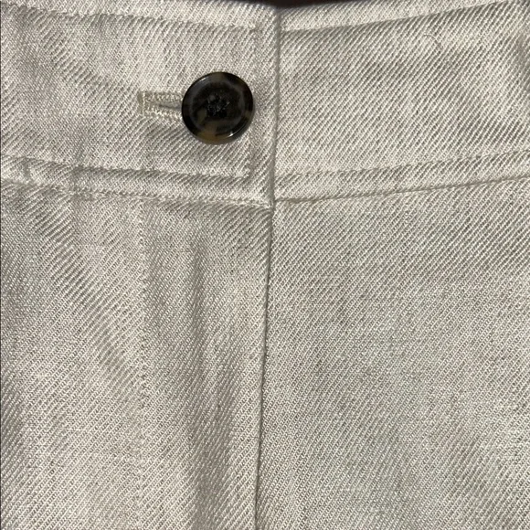 J. Crew Remi Linen-Blend Pleated High-Rise Shorts Flax NWOT Sz 0 - Picture 5 of 10